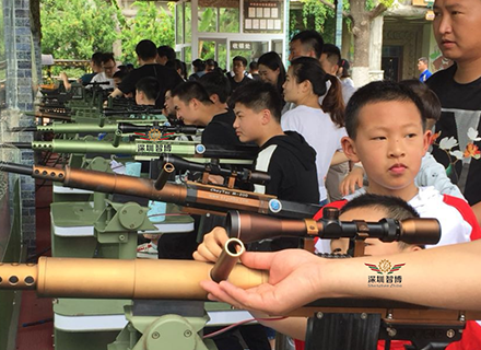 什么是游乐气炮枪射击项目-智博游乐设备