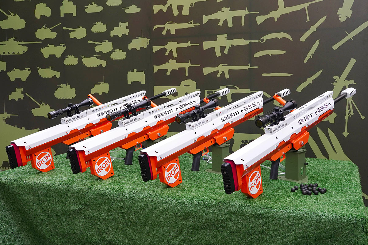 【铁元素3】后坐力游乐气炮枪-智博射击馆