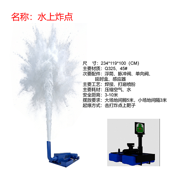 特效炸点道具【火炸点、土炸点、烟雾炸点、水炸点】